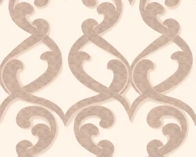 Produktbild von Livingwalls Vliestapete  Flock Beige Braun Creme Ornament Symbol 255914
