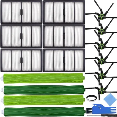 16-teiliges Ersatzset für Roomba s9/s9+ – Bürsten & Filter