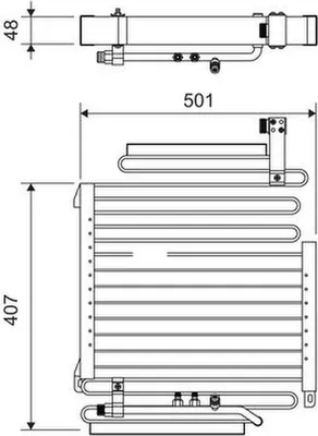 Produktbild von VALEO 814296 Kondensator Klimaanlage Klimakondensator für AUDI 80 Limousine (8C2, B4)