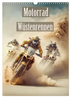 Produktbild von Motorrad Wüstenrennen (Wandkalender 2027 DIN A3 hoch), CALVENDO Monatskalender