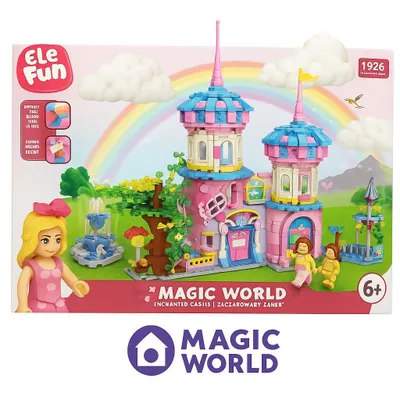 Zdjęcie produktu dla Elefun Magic World XXL Zaczarowany zamek Klocki 1936 elementów