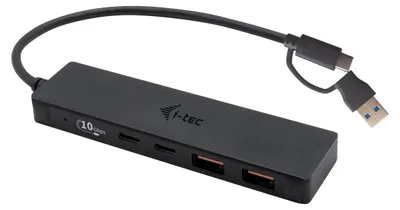 Immagine prodotto di I-TEC i-tec Metal HUB USB-A/USB-C 2x USB 3.0 + 2x USB-C (10 Gbps)