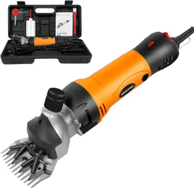 Image de Tondeuse électrique pour moutons - 1200W - 6 vitesses - 220V AC - Lame en acier inoxydable à 13 dents - Convient pour les moutons, les chèvres et les alpagas