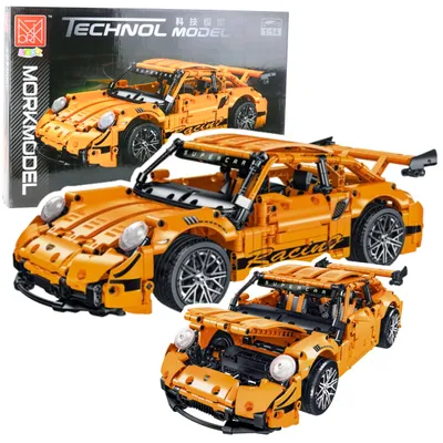 Produktbild von GT Rennwagen-Bausteine Orange 1:14 1268 Teile.