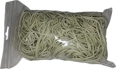 Produktbild von 100 g Gummiringe weiß 60 mm Ø 1,5 x 1,5 mm breit