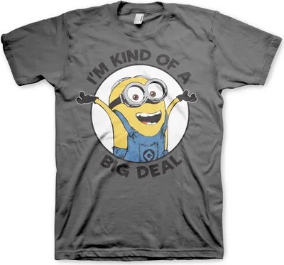 thumbnail image 2 of Minions Stuart Positive Vibes Only T-Shirt - Unisex Adult Tee 2 of 13