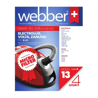 Zdjęcie produktu dla Worki Typu Safbag Electrolux Typ E-51