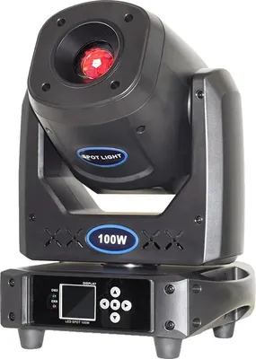 Obrázek produktu pro Pódiové světlo, 100W LED, DMX 15 kanálů, černé, zástrčka EU