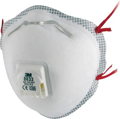 Zdjęcie produktu dla 3M 8833 Półmaska 3M 8833 - Classic, poziom ochrony: FFP3