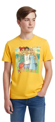 Produktbild von Spreadshirt Die Drei Ausrufezeichen Ein Echt Schöner Fall Teenager Premium T-Shirt, 158/164 (12 Jahre), Sonnengelb