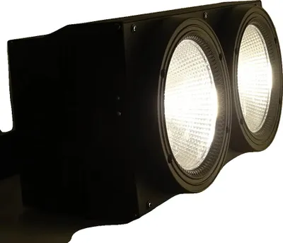 Obrázek produktu pro Jevištní reflektor, výkon 200 W, univerzální ovládání DMX, studená a teplá bílá, zástrčka EU