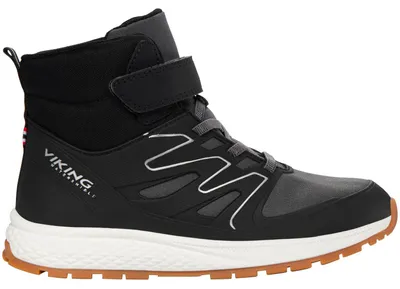 Produktbild von Viking Watershield Equip Warm Mid WP Kinder Wasserdichte Winterstiefelette Schwarz (Black/Charcoal), 3-94500-277