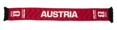 Produktbild von Fußball-Fanschal für Österreich zur WM 2026, offiziell lizenziert, 18x140 cm