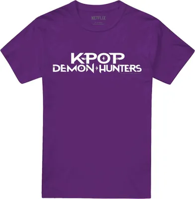 Productafbeelding van K-Pop Demon Hunters - T-shirt voor heren/dames, uni model, TV20247 (maat M) (paars)