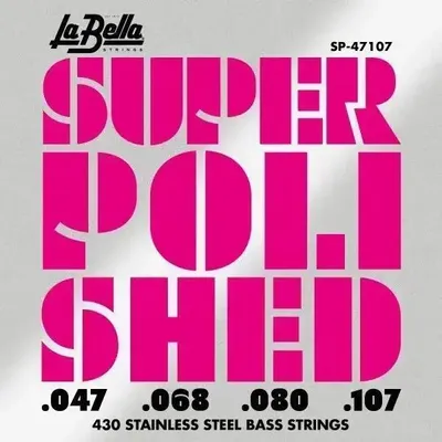 Produktbild von La Bella SP-47107 Super Polished 4 47-107 Saiten für E-Bass