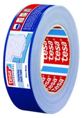 Imagen del producto de Cinta de enmascarar para fachadas tesa® PRO Plastering, azul, resistente a UV, 38 mm x 25 m