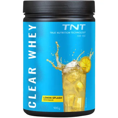 Produktbild von TNT Clear Whey Isolate (900g) - Protein Shake lecker(er) wie ein Eistee - Lemon Splash