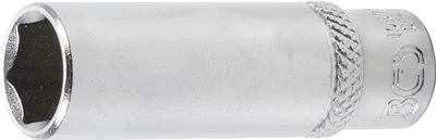 Immagine prodotto di BGS Chiave a bussola esagonale a guida profonda con attacco quadro 6,3 mm (1/4") SW 7/16" - 10673