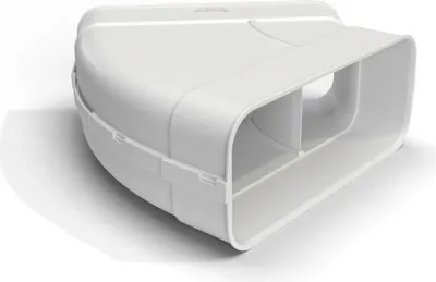 Immagine prodotto di Curva per tubi OptimAIRo 150 N20057 orizzontale a 45° con tronchetti