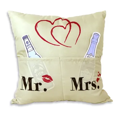 Produktbild von Sofahelden Kissen Mr. & Mrs.