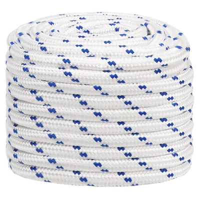 Immagine prodotto di vidaXL Corda da barca bianca 20 mm 100 m polipropilene