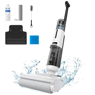 Obrázok produktu pre Mokro-suchý vysávač JONR ED12 lite, nádržka na vodu 750 ml, 25 minút, kefa na čistenie hrán, funkcia automatického čistenia tvrdých podláh