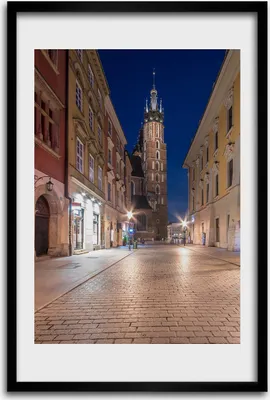 Produktbild von Bild - Bilderrahmen - 40 cm x 60 cm - MDF - Rahmen - Wandkunst - Krakau Polen