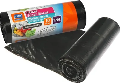 Image de Sacs poubelles Eko Pack Ravi 120 L - Sacs Ldpe résistants, 10 pièces