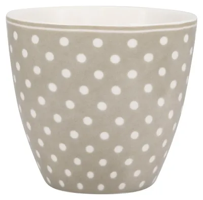 Produktbild von Greengate Dotty Latte Cup beige 0,35l