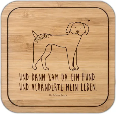 Produktbild von Mr. & Mrs. Panda kork untersetzer Hund Dogge - Transparent - Geschenk, Haustier, Süß, Flaschenuntersetzer, Coaster, Tischschoner, gläseruntersetzer, Herz, Deutsche
