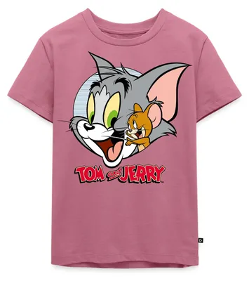 Produktbild von Spreadshirt Tom Und Jerry Verschmust Kinder Premium T-Shirt, 110/116 (4 Jahre), Mauve