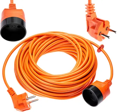 Immagine prodotto di Cavo di prolunga per giardino, singolo, 25 m, OMY 2x1, arancione, Elgotech PK-1025