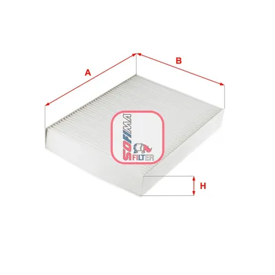 Produktbild von SOFIMA S 3276 C Innenraumfilter Pollenfilter für RENAULT Scénic III (JZ0/1) GRAND SCÉNIC III (JZ0/1) Trafic III Kastenwagen (FG) Trafic III Bus (JG)