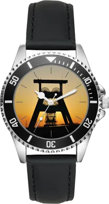 Produktbild von KIESENBERG Herrenuhr Armbanduhr Zeche Bergmann Ruhrpott Bergbau Geschenk Fan Artikel Zubehör Fanartikel Analog Quartz Uhr L-20476