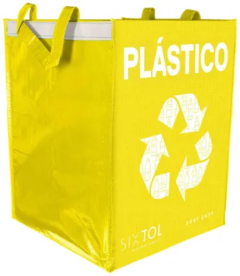 Produktbild von Tasche für die Mülltrennung SORT EASY PLÁSTICO ES, 30x30x40 cm, 36 l