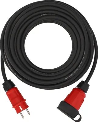 Produktbild von Brennenstuhl Professional Verlängerungskabel VN 2100 IP44, 25m schwarz H07RN-F 3G1,5
