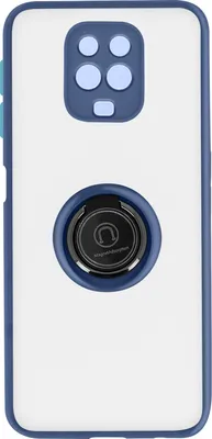 Immagine prodotto di Avizar, custodia per smartphone con anello di supporto, compatibile con Xiaomi Redmi Note 9 Pro Max / 9 Pro / 9S, colore blu