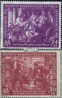Produktbild von Briefmarken DDR 1950 Mi 248-249 (kompl.Ausg.) gestempelt Leipziger Frühjahrsmesse