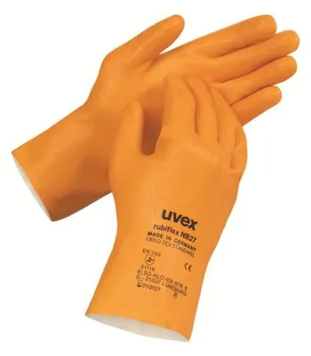 Productafbeelding van uvex montagehandschoen rubiflex NB27, oranje, maat 8