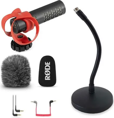 Zdjęcie produktu dla Mikrofon Rode Videomicro II ze statywem