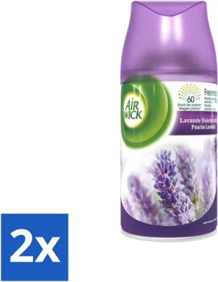 Image de Air Wick Freshmatic – Recharge pour désodorisant – Parfum lavande pure – 250 ml - Pack économique - 2 pièces