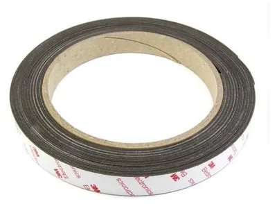 Neodym-Magnetband 19 mm x 0,85 mm, 1 m, selbstklebend, braun