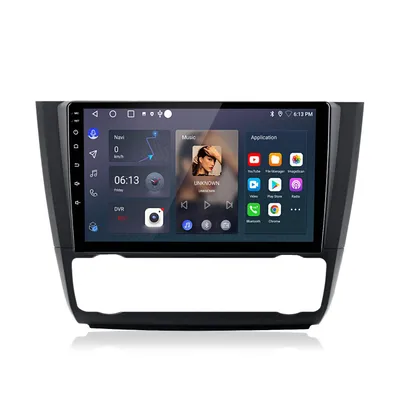 Zdjęcie produktu dla Radio samochodowe Android 9'' 128 GB BMW Seria 1 E81 / E82 / E87 / E88 (2004–2013) CarPlay Android Auto GPS Bluetooth