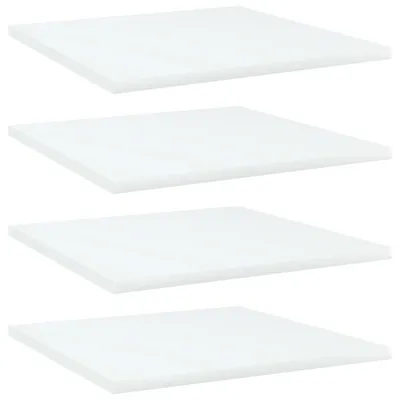 Produktbild von Bücherregal-Bretter 4 Stk. Weiß 40x40x1,5 cm Holzwerkstoff