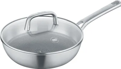 Image de Berndes Tricion Resist Poêle à wok avec couvercle en verre 26 cm 99218