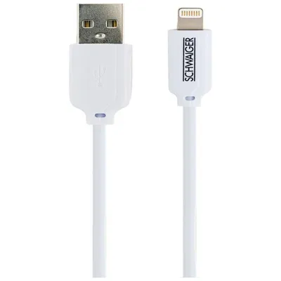 Produktbild von 3 Meter USB auf IOS Kabel – Weißes Verbindungskabel für Komfort und Flexibilität