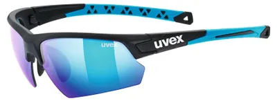 Produktbild von Uvex sportstyle 224 Set Sportbrille, black blue/blue, one size