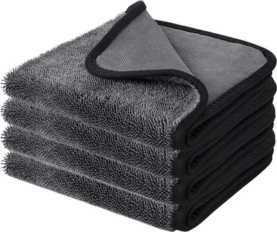 Produktbild von Shiny Bath Trockentuch,4 Stück 40x60cm Fast Dry XXL Duschkabinen Tuch Trockentuch zum Wasser Abziehen in Dusche & Bad