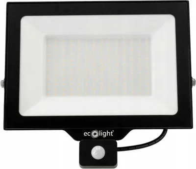 Zdjęcie produktu dla Naświetlacz Led Halogen 150W 6500K Zimny Ip65 Nl-1 Z Czujnikem Ruchu Pir