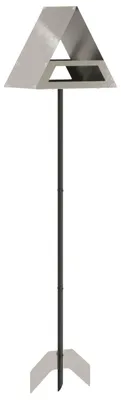 Produktbild von Vogel-Feeder Edelstahl Silber